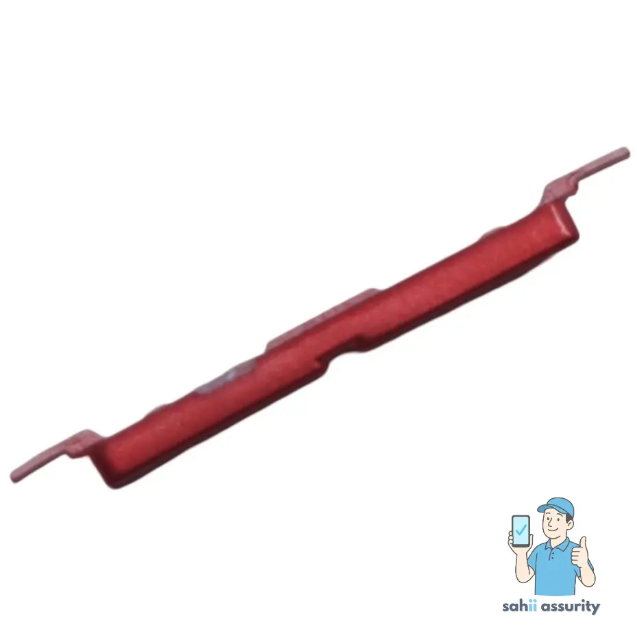 Volume Side Button Outer for Oppo F7 Red